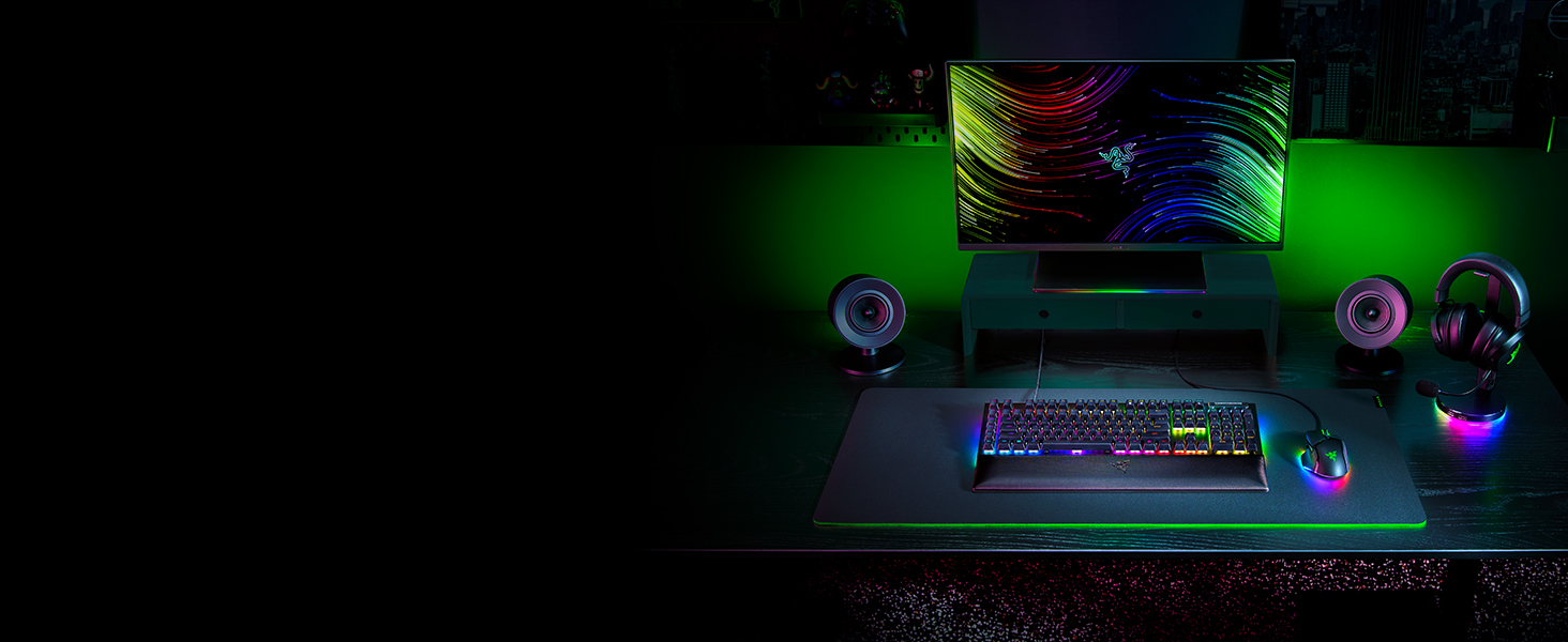 RGB gaming setup light 