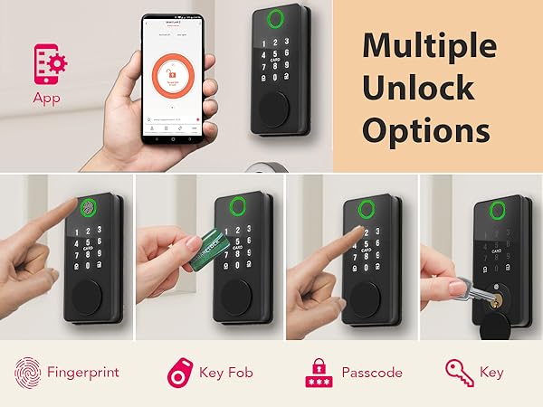 multiple unlock options