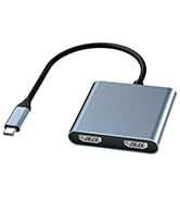 USB C to dual HDMI GRAY