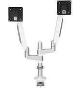 SIIG MTPRO Dual Monitor Arm Desk Mount, Fully Adjustable Mechanical Spring Design, up to 32