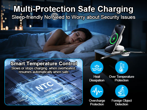 magnetic phone charger stand wireless stand