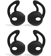 2 Pack Silicone Ear Tips for EarPods USB-C/3.5mm/for Lightning, Anti-Slip Eartips Grips Soft Ligh...