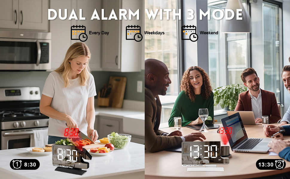dual alarm clock