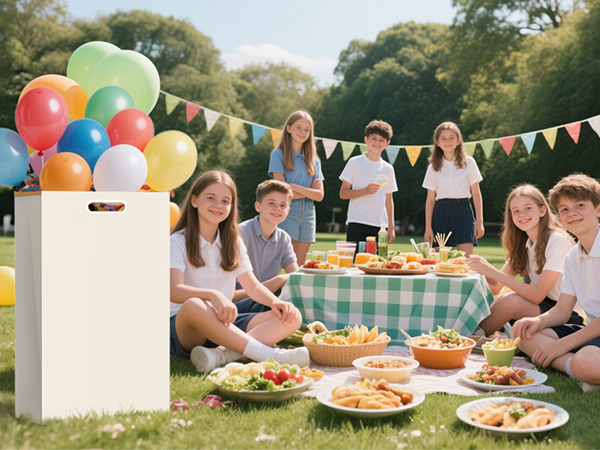 pop up trash cans for parties