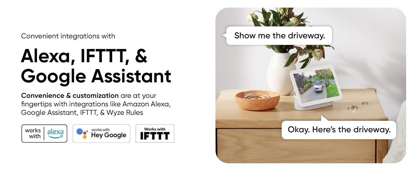 Wyze Solar Cam Pan Voice Assistants