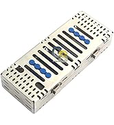 G.S Dental 8 PCS Double Tray Sterilization Cassette Turn Lock ST-004