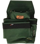 Jetech Tool Belt Pouches Bag with 4 Pocket - Heavy Duty Utility Pouch for Electrician, Carpenters...