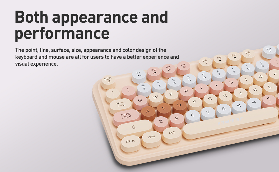 105 Keys Full-Sized Keyboard with Optical Mouse