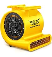 BSMTEK Air Mover Blower Fan, Industrial 1.5HP MAX10000CFM Monster Floor Blower Carpet Dryers - 3 ...