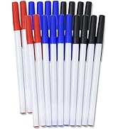 Trail maker 500 Bulk Pens (100 Packs of 5 Pens) Bulk Ink Writing Pens Ballpoint for Offices, Scho...