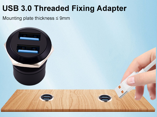 usb 3.0 panel mount adapter 