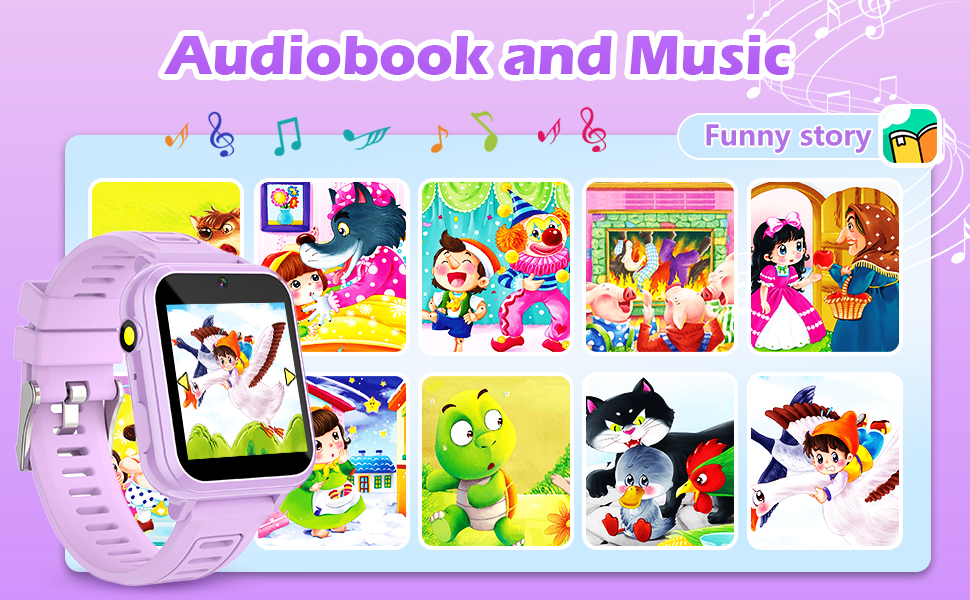 kids watch with audiobook