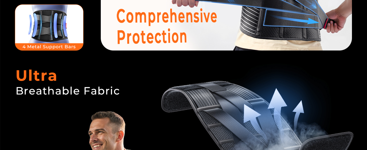 back brace for men lower back