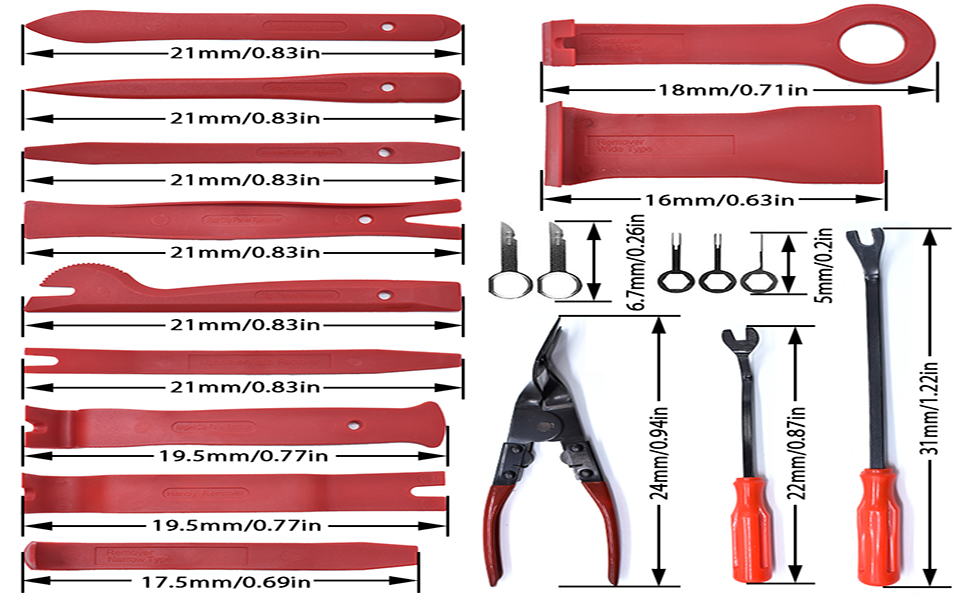 trim tool,panel removal tool,clip removal tool,rivet removal tool,auto trim removal tool