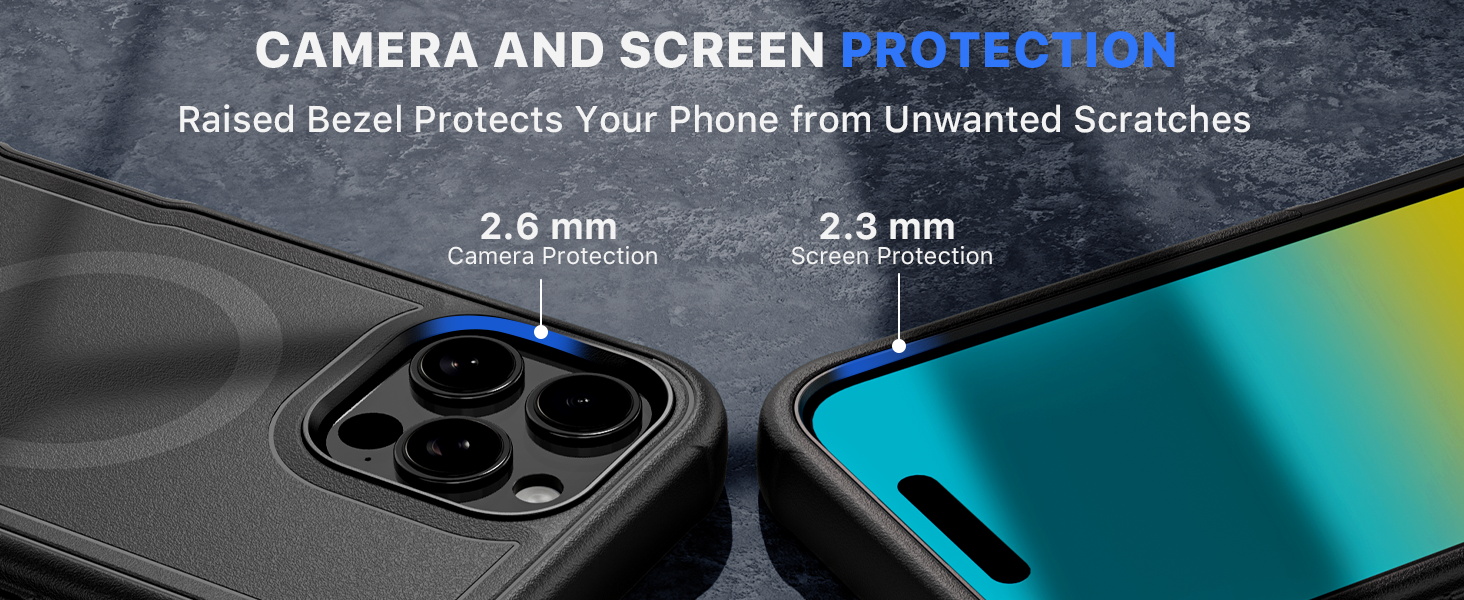 Raised Bezel Protects Your Phone from Unwanted Scratches