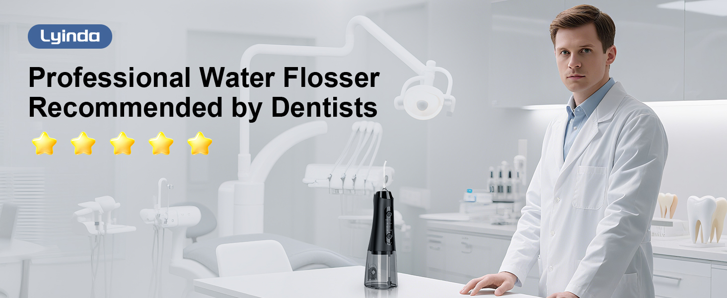 Professional Water FlosserRecommended by Dentists