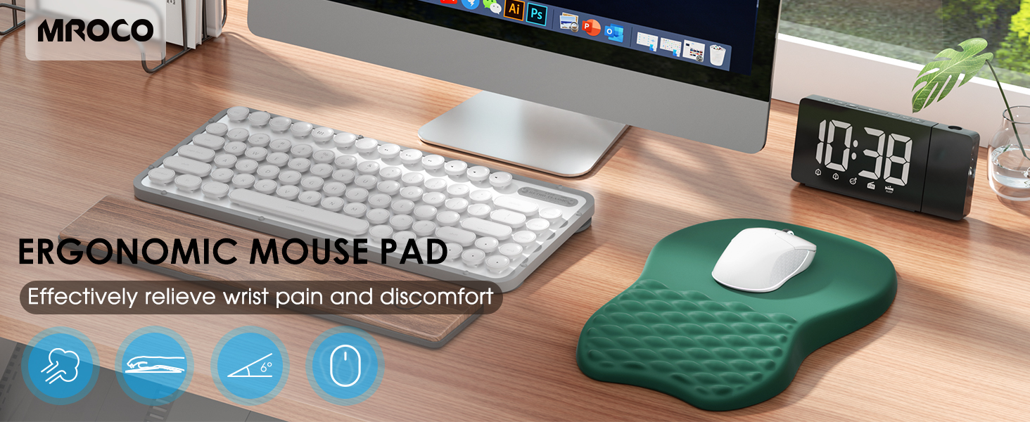 ergonomic mouse pad