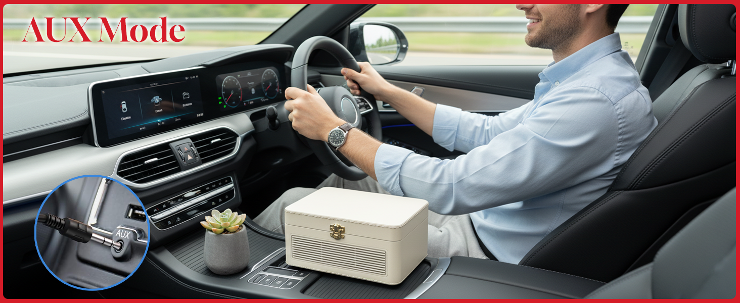 cd player with aux mode for car