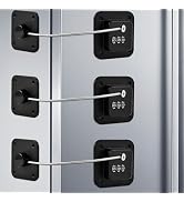 3 Pack Fridge Lock for Kids, Traceless Refrigerator Lock for Adults, Child Proof Cabinet Locks Ba...
