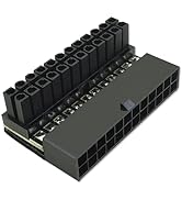 YIKAIEN 24-Pin ATX PSU Port 90-Degree Adapter - Premium Motherboard Power Connector for Improved ...