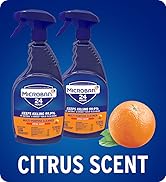 MICROBAN Multi-Purpose Cleaner, 32 oz., 2 Pack, Citrus, Penetrates Soap Scum, Greasy Soils and Re...