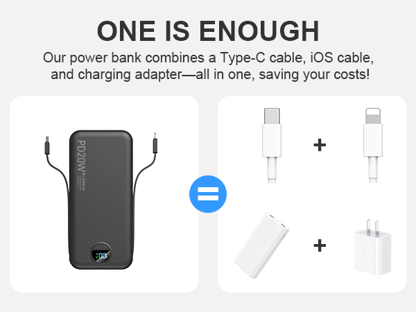portable charger with wall plug