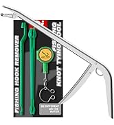 SNAIL TRAIL 3 Pcs Fish Hook Remover Tool &amp; Knot Tying Tool Kit, Fishing Plier Hook Remover, Hook ...