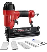 WORKPRO 2-in-1 Pneumatic Brad Nailer/Staple Gun, 18 GA | Includes 400 Brad Nails and 300 Staples,...