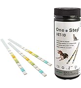 One Step Pet Urine Testing Strips, 100 x Urinalysis Parameter Tests for Dogs, Cats, Vets &amp; Animal...