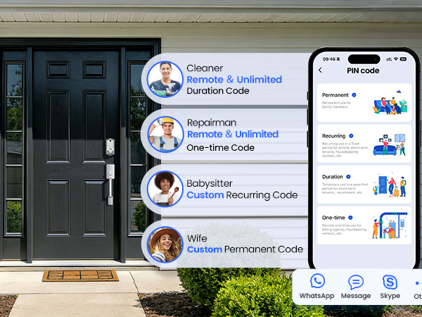 Veise Fingerprint Smart Door Lock