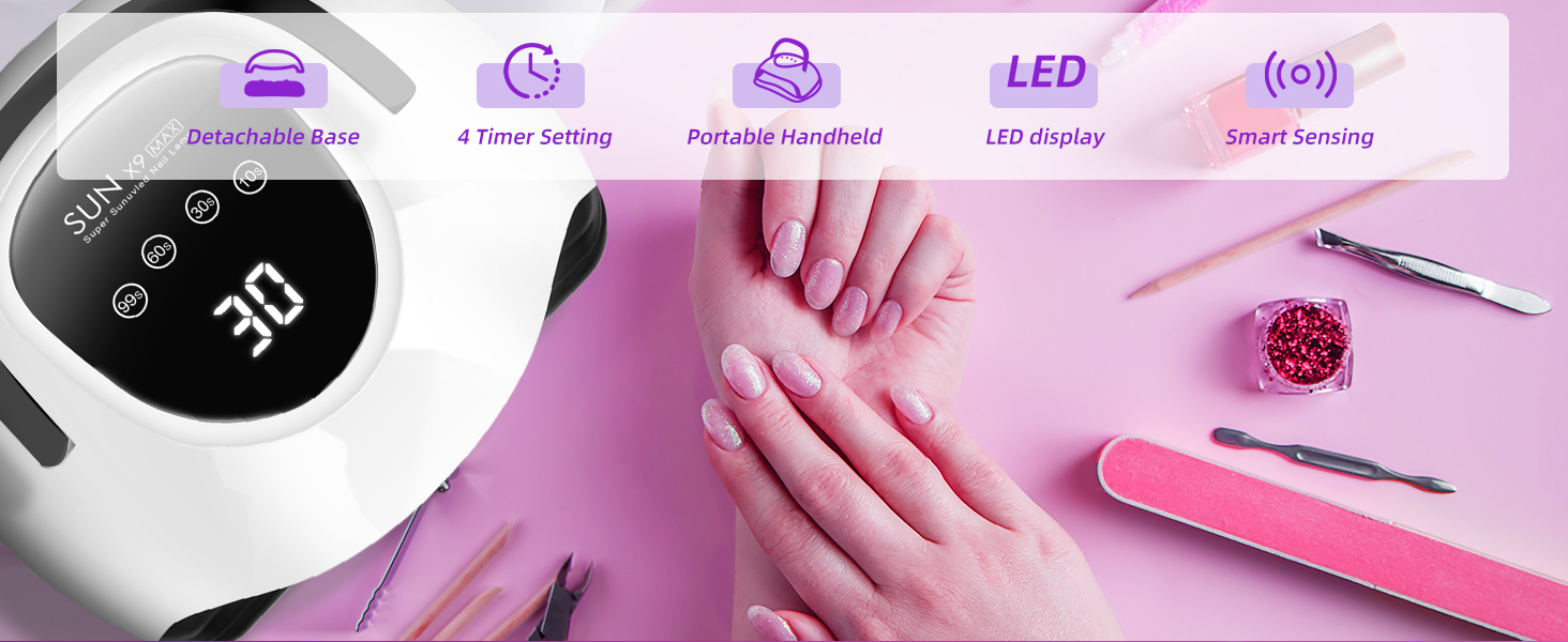 uv nail lamp uv light for gel nails lampara led para uñas profesional