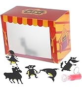 TOYANDONA DIY Puppet Show Craft Sets for Kids Puzzle 1 Set Mini Shadow Puppet Theater Shadow Pupp...