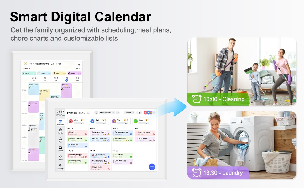 Smart digital calendar