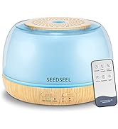 SEEDSEEL 300ML Aromatherapy Essential Oil Diffuser,Cool Mist Oil Diffuser with Remote Control, US...
