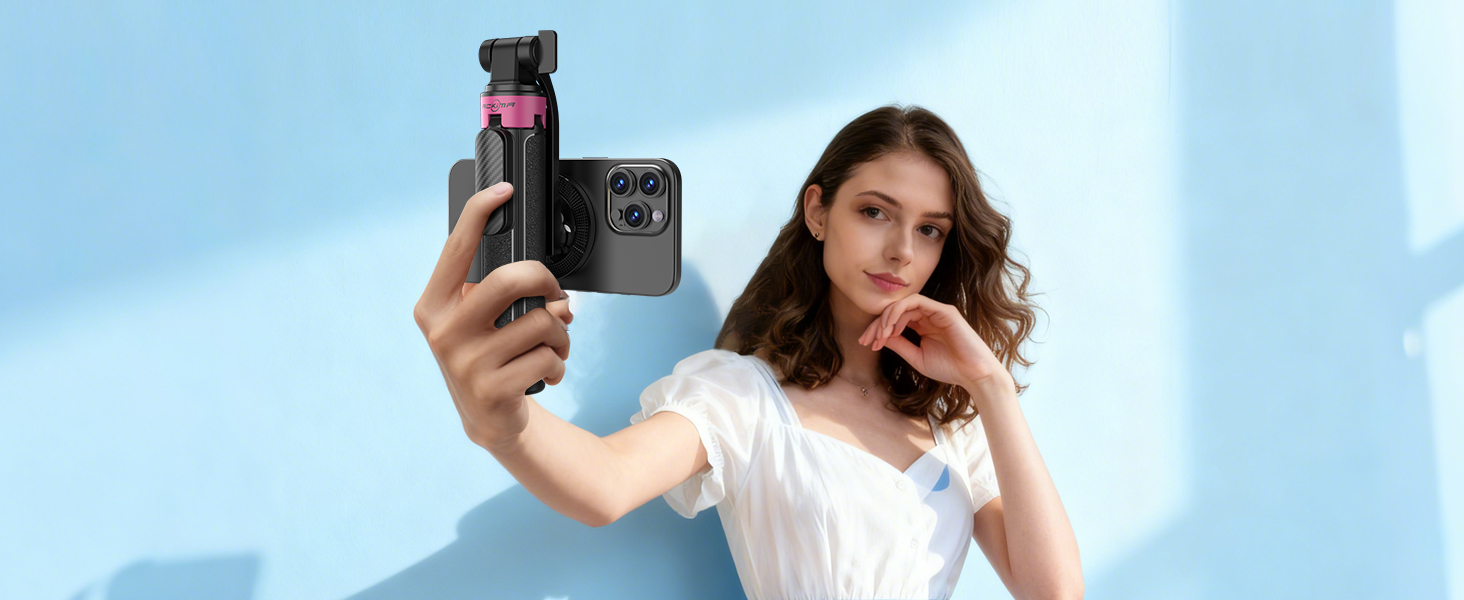 Magnetic Selfie Stick Tripod with Remote
