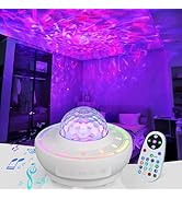 AVEKI Galaxy Projector for Bedroom, 4 Lighting Modes Galaxy Light Projector with Bluetooth Speake...
