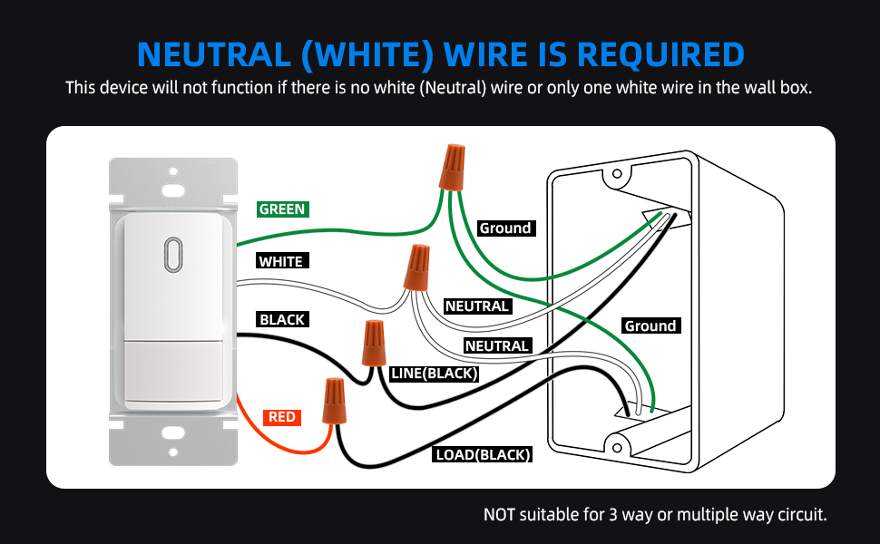 Can be used as single-pole