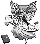 Anwlki Car Guardian Angel Medal Guardian Angel Visor Clip Accessories Bless Driving Safety Religi...