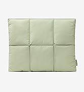 puffy laptop sleeve sage green