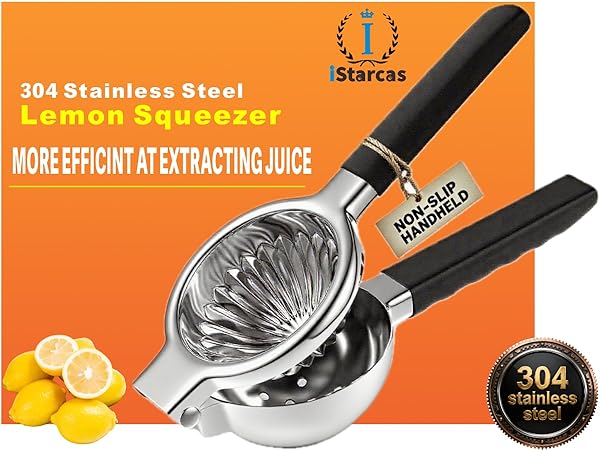 lemon squeezer juicer manual citrus juice hand press stainless steel lime handheld