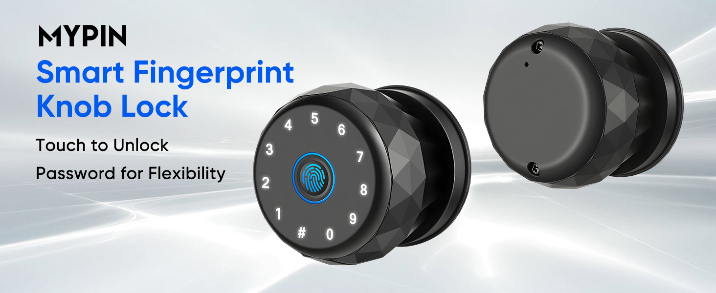 Smart Door Knob Fingerprint Door Lock