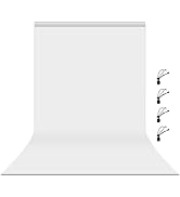 PULUZ 3.3 feet x 6.6 feet Polyester Backdrop Drapes Curtains Panels with Rod Pockets - Background...