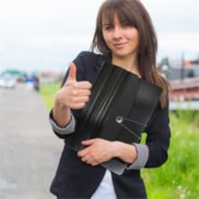 folder with pockets, portable file organizer
