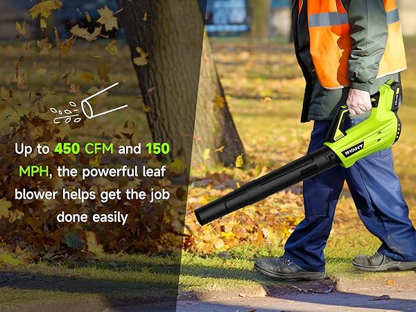 Leaf Blower with Battery and Charger
