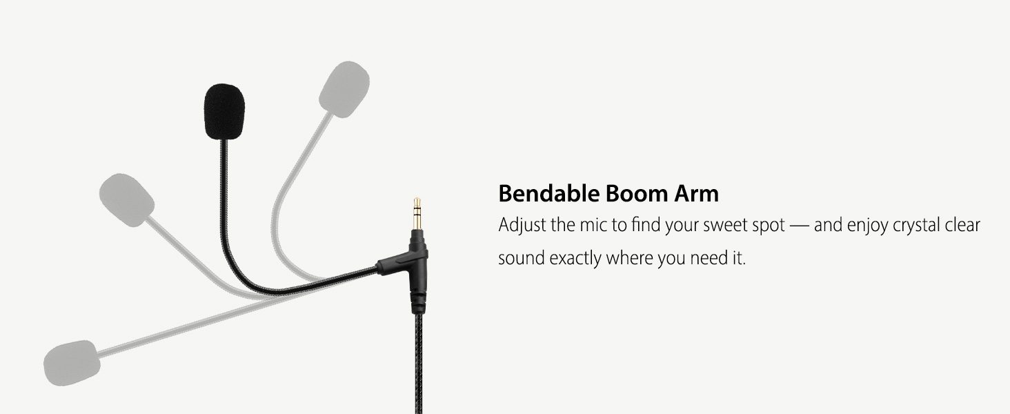 Bendable Boom mic