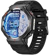 ZLKJ SW8(Black) 1.39" Stylish Smartwatch for Men, Bluetooth Calling, AI Voice Assistant, 107 Spor...
