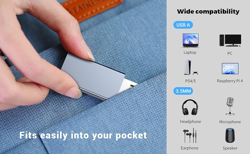 usb to audio jack adapter