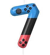 Gaming Birthday Candles, Level 7 Number Candle for Gamepad Cake Topper, Birthday Anniversary Part...