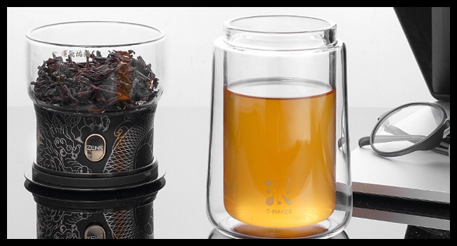 ZENS PAI 3.0 Version Modern Solo 3-in-1 One Touch Tea Maker Glass Tea Infuser
