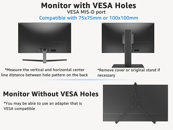 MOUNTUP Dual Monitor Desk Mount Max 32 Inch up to 19.8lbs